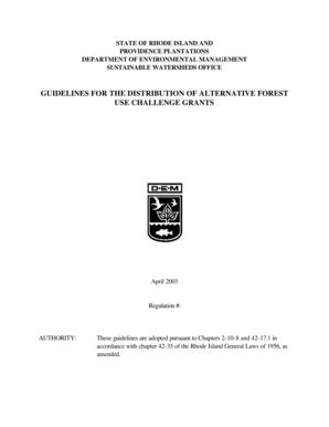 Fillable Online dem ri RI DEM /Sustainable Watersheds- Guidelines for ...