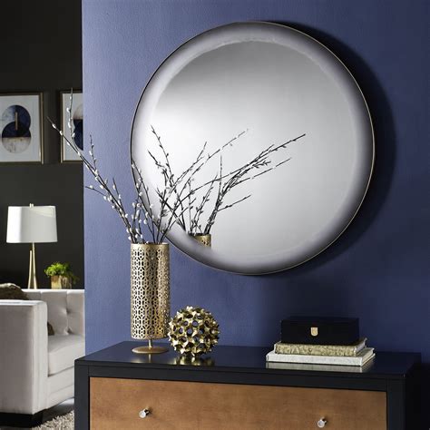 Displaying Gallery of The Allure of Smoke Edge Wall Mirrors in Interior ...