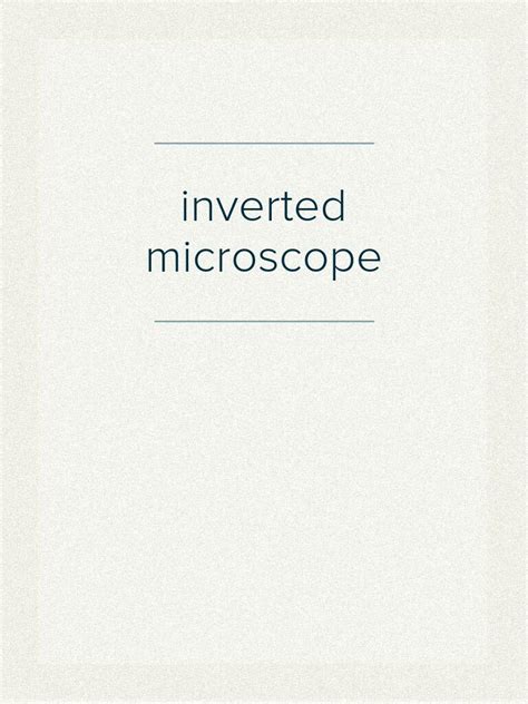 Inverted Microscope 的图像结果