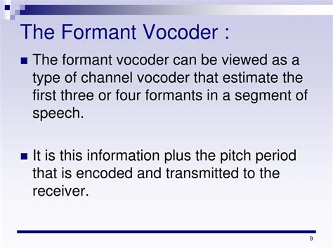 Image result for Formant Vocoder
