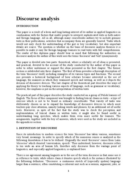 Discourse Analysis Example 的图像结果