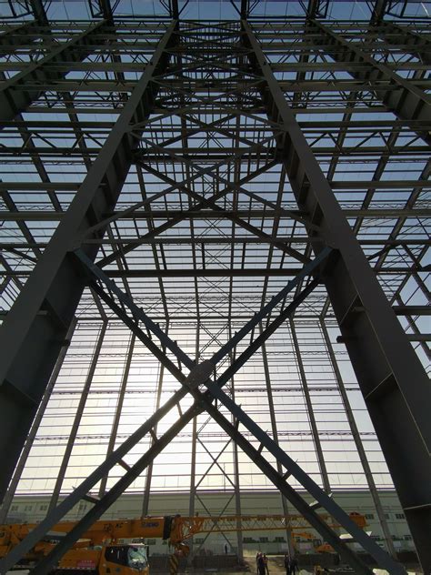 遂平思念40米超高冷库钢结构_洛阳汇成钢结构有限公司