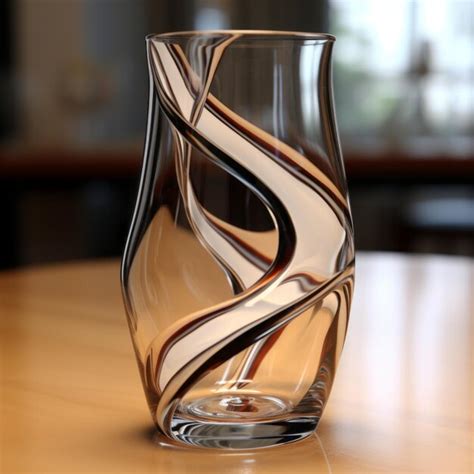 Abstract vase with curves and curls vray tracing and daz3d style ...