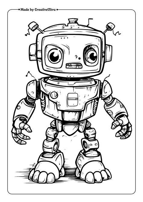 Image result for Robot Coloring Paper