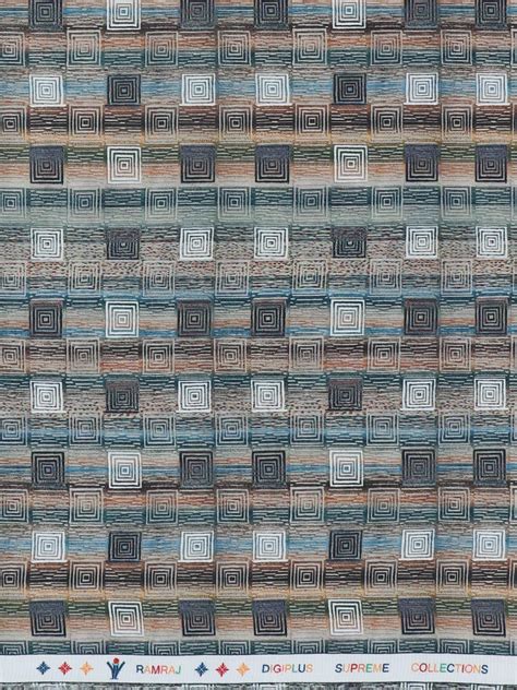 Men Cotton Blend Printed Shirt Fabric Rolex Print