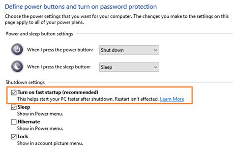 Image result for Windows Fast Startup Setting