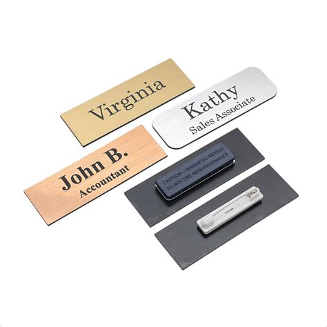 Custom Name Tags for HALOWEEN Costume, Work, Engraved Name Tag ...