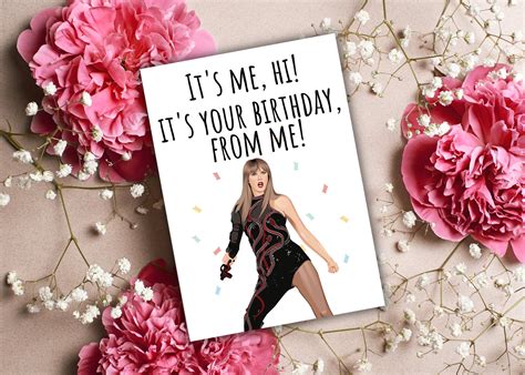 Taylor Swift Birthday Card Funny Birthday Card for Her Taylor - Etsy ...