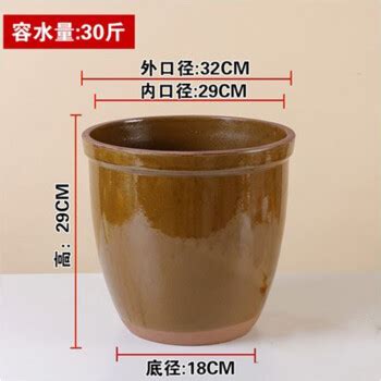 20斤30斤装陶瓷米缸大米桶家用菜油缸50斤带盖密封面缸水缸腌菜缸-淘宝网