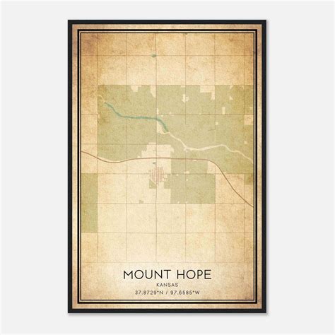 Hope Kansas Map
