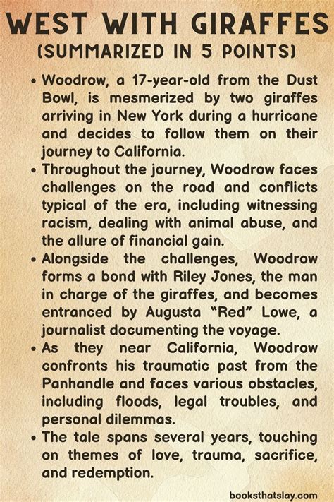 West With Giraffes Summary and Review