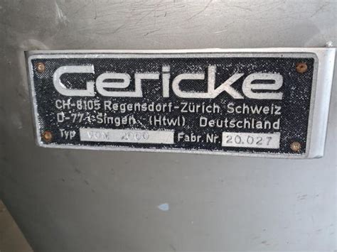 3000 Liters Gericke mixer in Guardamiglio, Lombardy, Italy