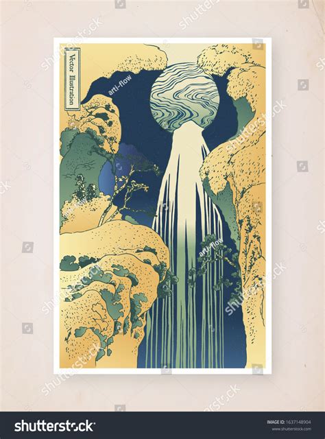 Traditional Japanese Painting Style Japanese Art Stock Vector (Royalty ...