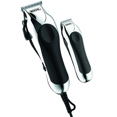 Wahl Professional Adjustable Deluxe Chrome Pro Home Haircutting Kit, 25 ...