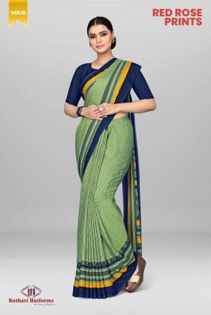 RRP2B - Uniform Sarees | Kothari Uniforms | Red Rose Prints