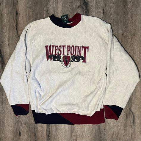 Vintage West Point University Crewneck Fits sizes up... - Depop