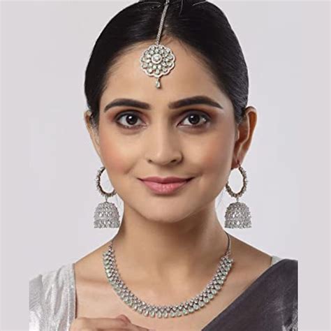 Enchanting American Diamond Necklaces That Are Trending | South Indian ...