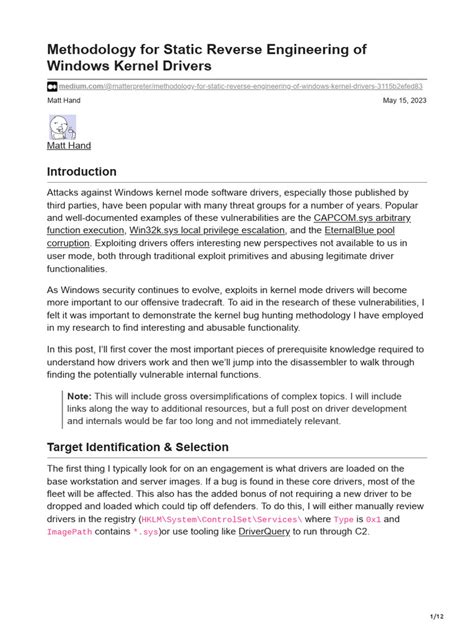 Rezultat imagine pentru Windows Kernel Drivers