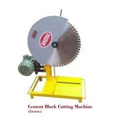 Cement Block Cutting Machine - Minerva Electric Cement Block Cutting ...