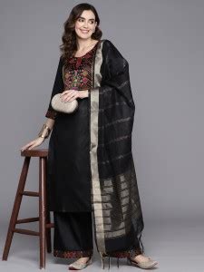 Indo Era Women Kurta Palazzo Dupatta Set - Buy Indo Era Women Kurta ...