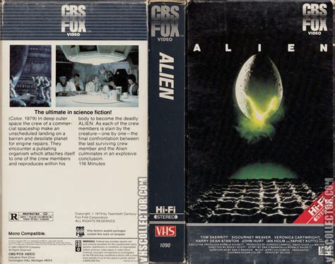 Image result for Alien 1979 VHS