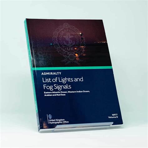 ADMIRALTY NP77: List Of Lights And Fog Signals - Eastern Atlantic Ocean, Western Indian Ocean ...