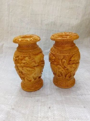 Wooden Flower Vase - Wooden Flower Pot Manufacturer from Jaipur
