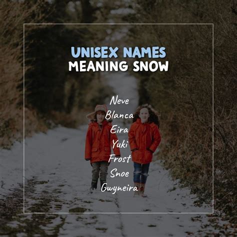 80+ Beautiful Names That Mean Snow for Boys & Girls (With Origins ...