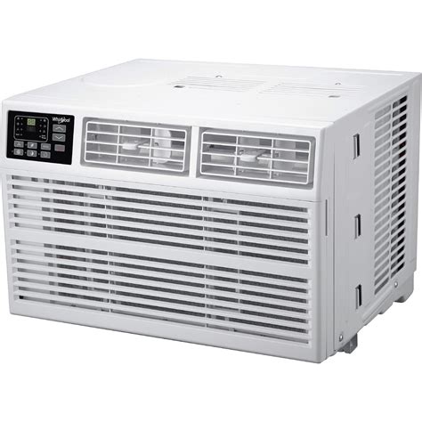 Whirlpool 18,000 BTU 230V Window Air Conditioner with Supplemental Heat ...
