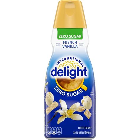 International Delight Zero Sugar Coffee Creamer - French Vanilla, 32 oz ...