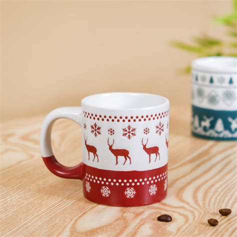 Set Of 4 Winter Wonderland Ceramic Coffee Mug 250ml Online - Premium ...