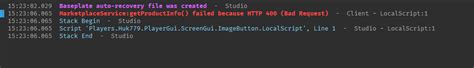 Image result for Roblox Studio Error Script