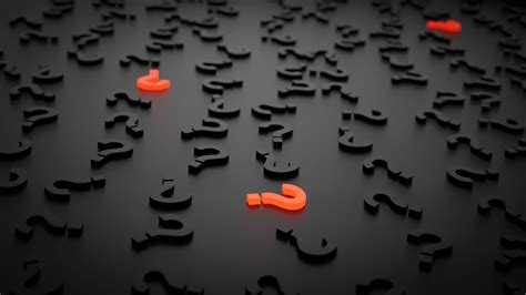Download wallpaper 3840x2160 question marks, figures, 3d 4k uhd 16:9 hd ...