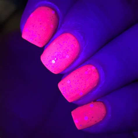 Princess Bubblegum Nail Polish - neon pink with white & gold accents ...