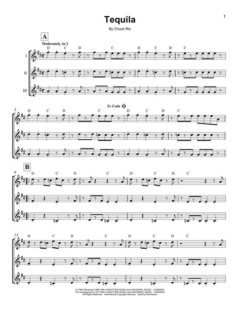 Tequila by The Champs - Ukulele Ensemble - Guitar Instructor