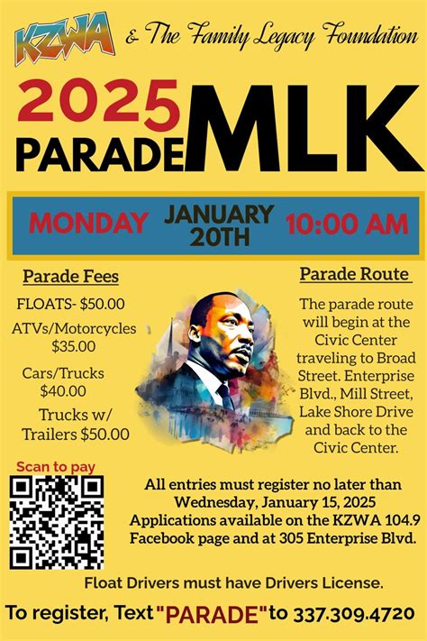 Registration and tickets now available for Lake Charles MLK Day events