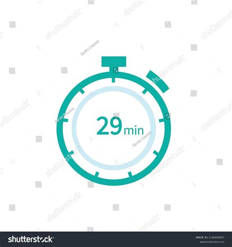 29 Minutes Timer Icon 29 Min Stock Vector (Royalty Free) 2146690873 ...