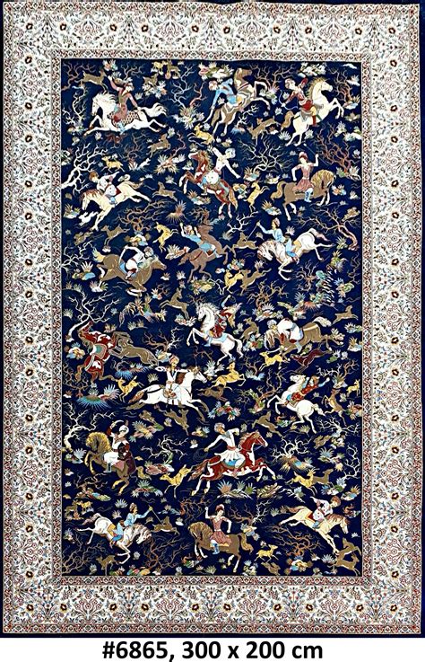 Code 6865 Persian Hunting 300x200cm Machine made – Carpet Inn