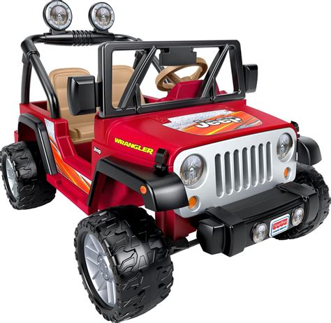 Brandclub - Power Wheels Jeep Wrangler Ride-On Battery Powered Vehicle ...