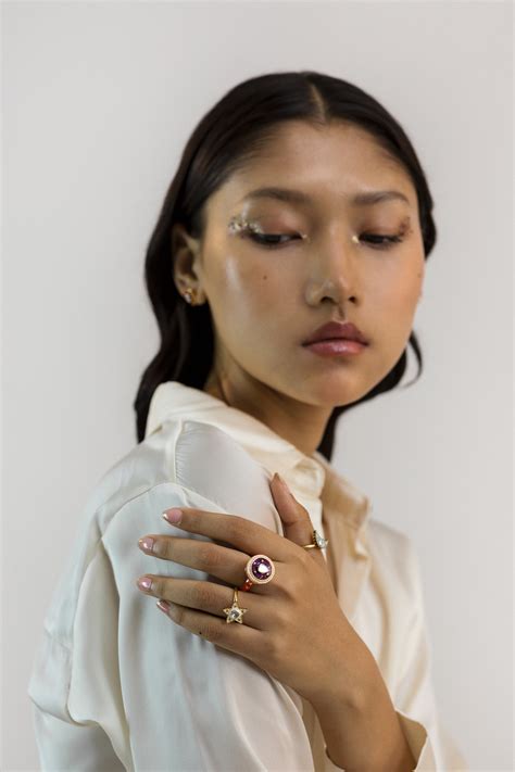 Chand Sitara Hamsa Polki Ring – AZGA