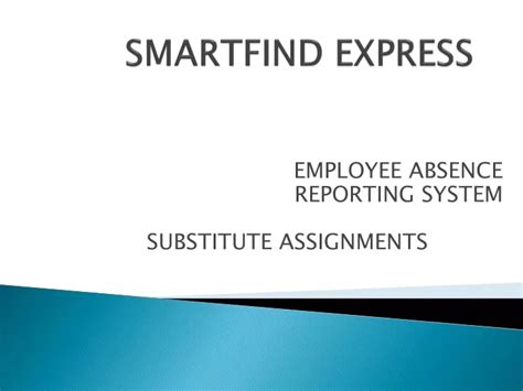 PPT - SMARTFIND EXPRESS PowerPoint Presentation, free download - ID:9518556