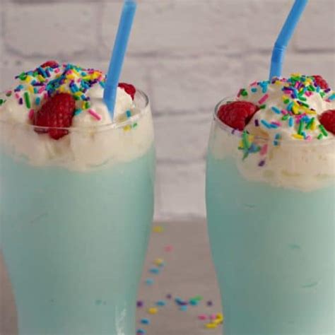 Blue Raspberry Slushie | non alcoholic- Food Meanderings