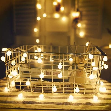 Image result for Battery LED String Lights