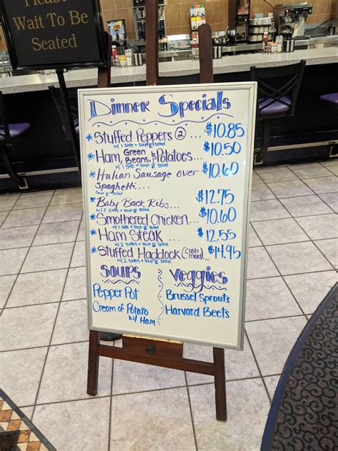 Menu at Silver Spring Diner restaurant, Mechanicsburg