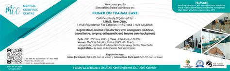 Simulation based workshop on Primer On Trauma Care (International ...