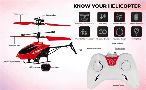 Buy RULINK Infrared Induction Flying Helicopter – Advanced Remote ...