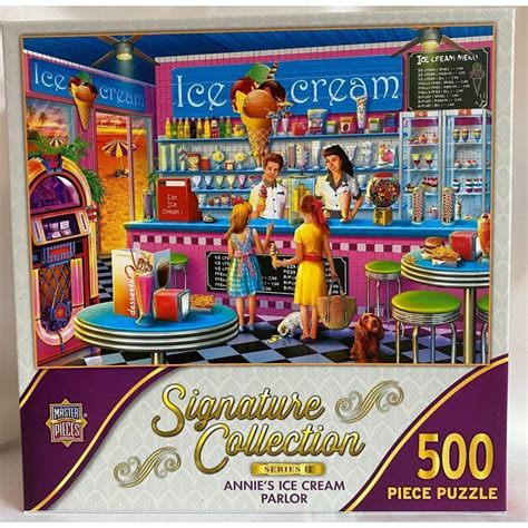 82105 Annie's Ice Cream Parlor 500 Piece Puzzle - Chuck's Trains ...