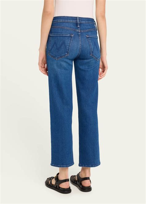MOTHER The Mid-Rise Rambler Zip Ankle Jeans - Bergdorf Goodman