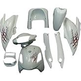 SS Scooter Pleasure Old Model Full Body kit Red Colour : Amazon.in ...