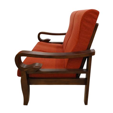 JNW Shajahan Sofa Set|2 Seater|Walnut|Premium|Wooden Sofa Set